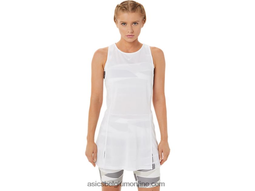 nieuwe sterke 92-jurk voor dames V6HXR23283 briljant wit Asics