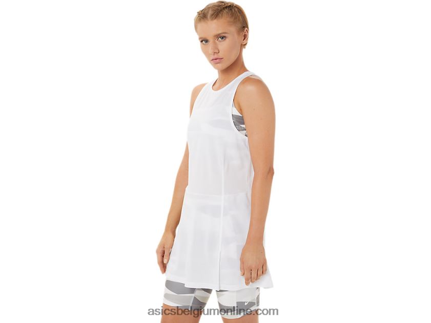 nieuwe sterke 92-jurk voor dames V6HXR23283 briljant wit Asics