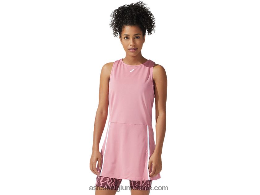 nieuwe sterke 92-jurk voor dames V6HXR23835 smokey rose/deep mars print Asics