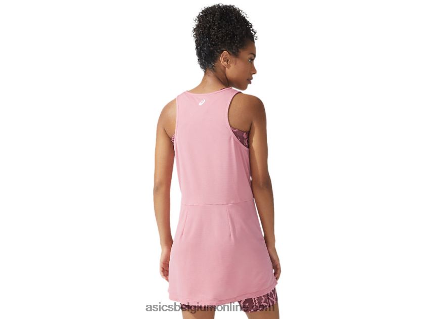 nieuwe sterke 92-jurk voor dames V6HXR23835 smokey rose/deep mars print Asics