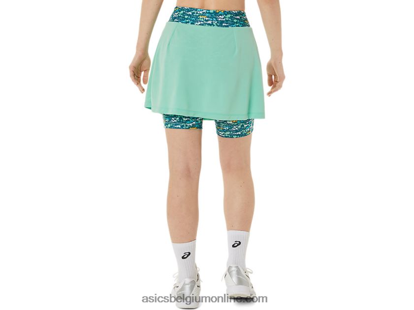 nieuwe sterke 92-skort voor dames V6HXR23057 zeeschuim/tennis japan geborsteld aop Asics