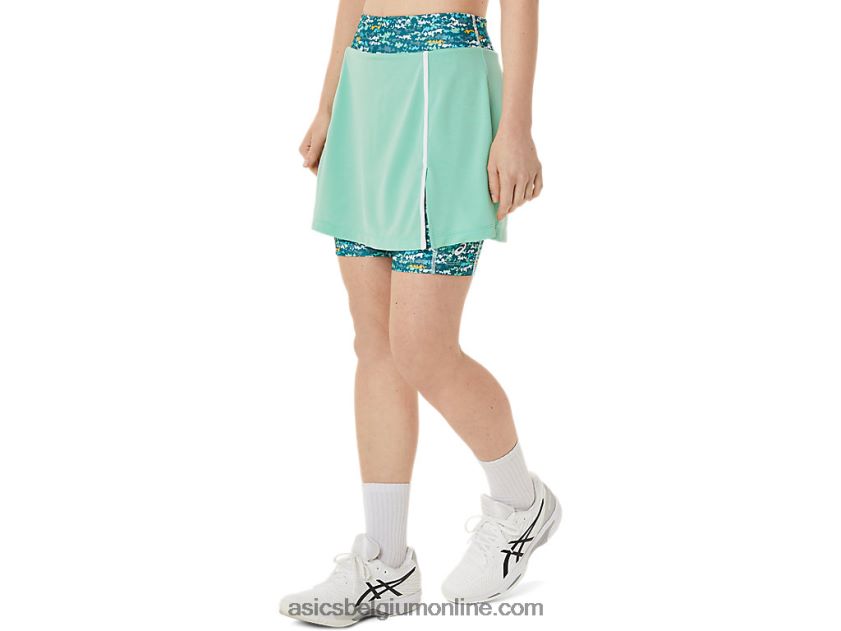 nieuwe sterke 92-skort voor dames V6HXR23057 zeeschuim/tennis japan geborsteld aop Asics