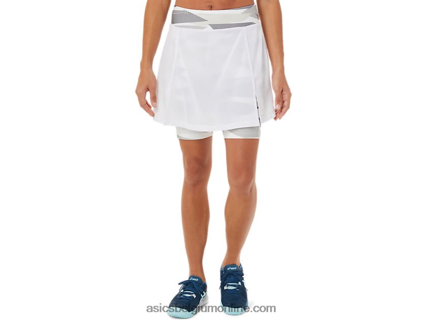nieuwe sterke 92-skort voor dames V6HXR23276 briljant wit Asics