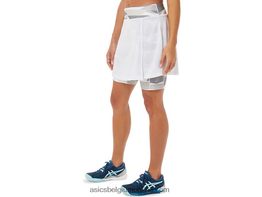 nieuwe sterke 92-skort voor dames V6HXR23276 briljant wit Asics