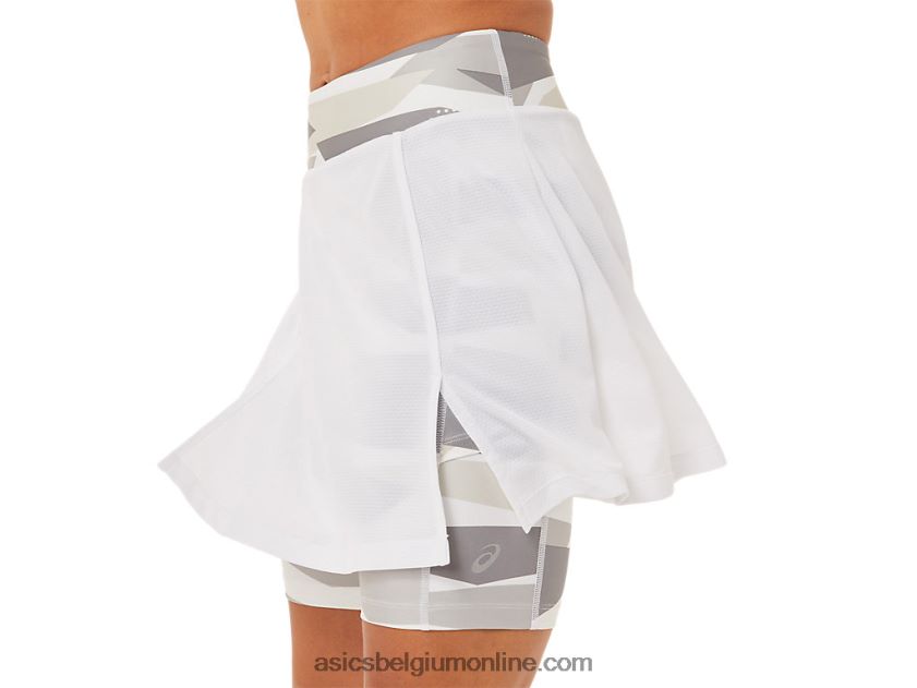 nieuwe sterke 92-skort voor dames V6HXR23276 briljant wit Asics