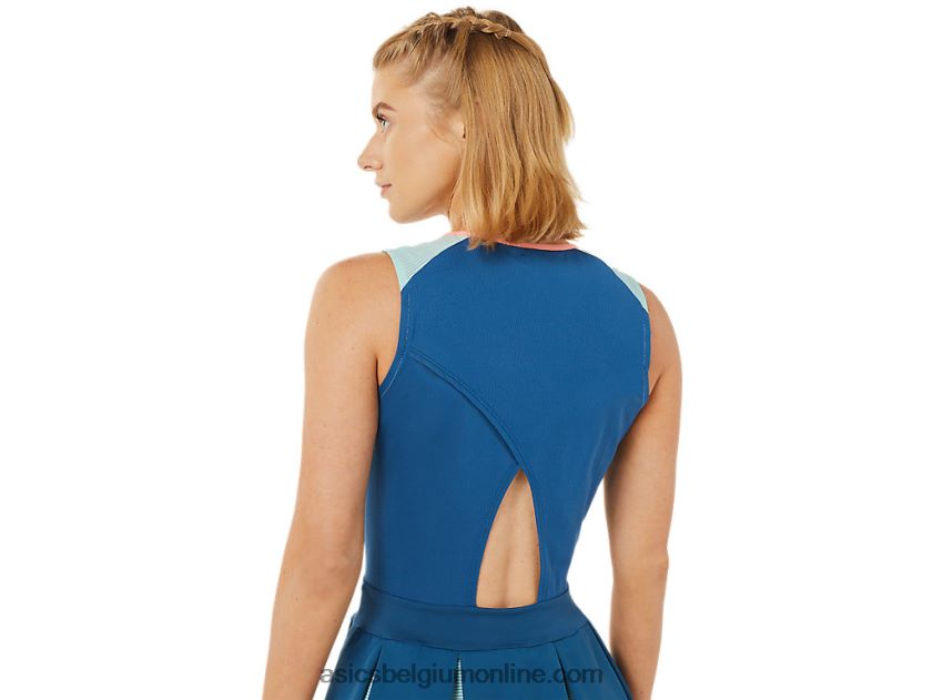 wedstrijdjurk voor dames V6HXR23502 licht indigo Asics