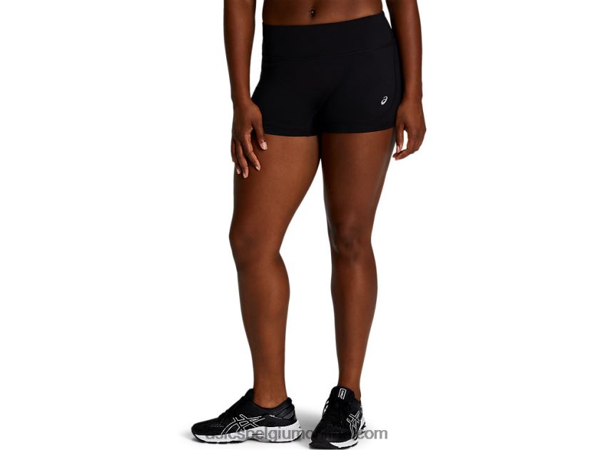 2in train short voor dames V6HXR24164 prestatie zwart Asics