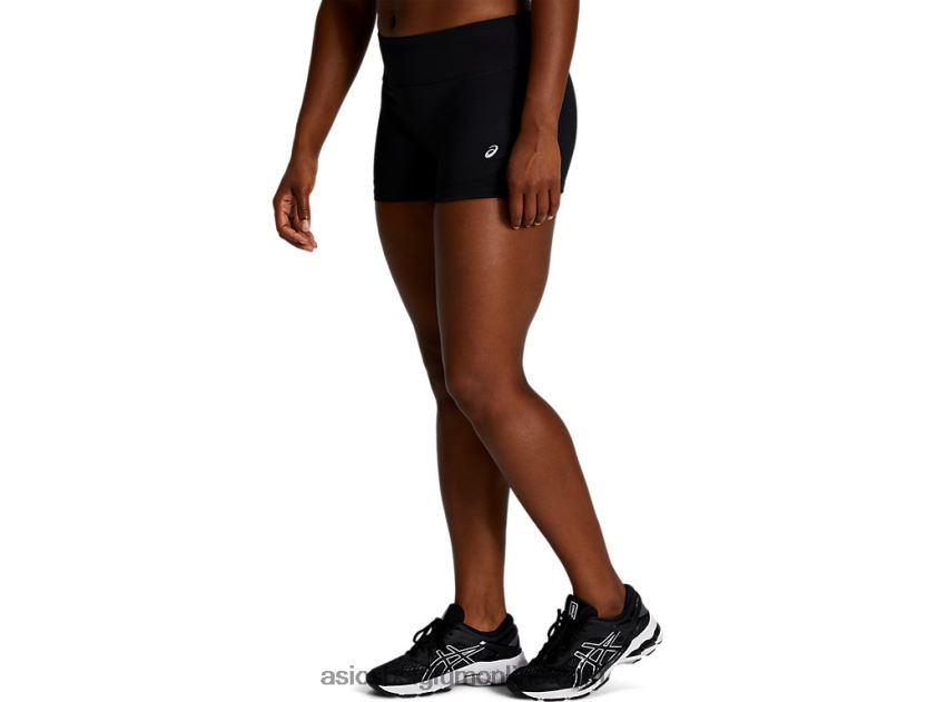 2in train short voor dames V6HXR24164 prestatie zwart Asics