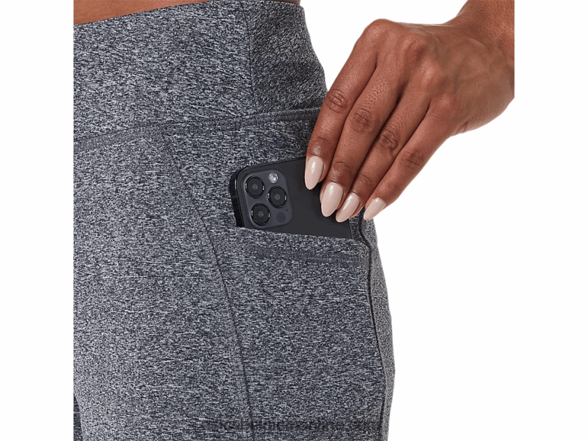 7in gebreide short voor dames V6HXR24137 midden grijze heide Asics