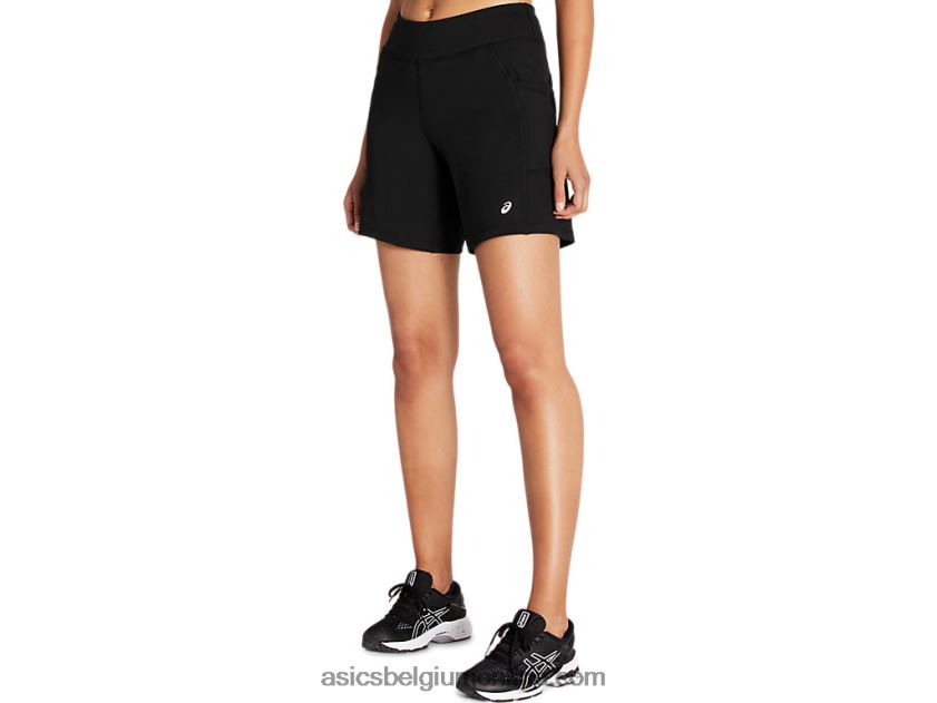 7in gebreide short voor dames V6HXR24161 prestatie zwart Asics
