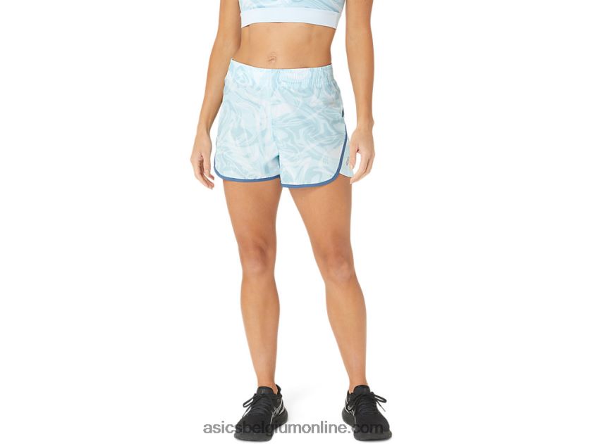 dames 2.5in pr lyte short 2.0 V6HXR22167 sky sumi-druppel Asics