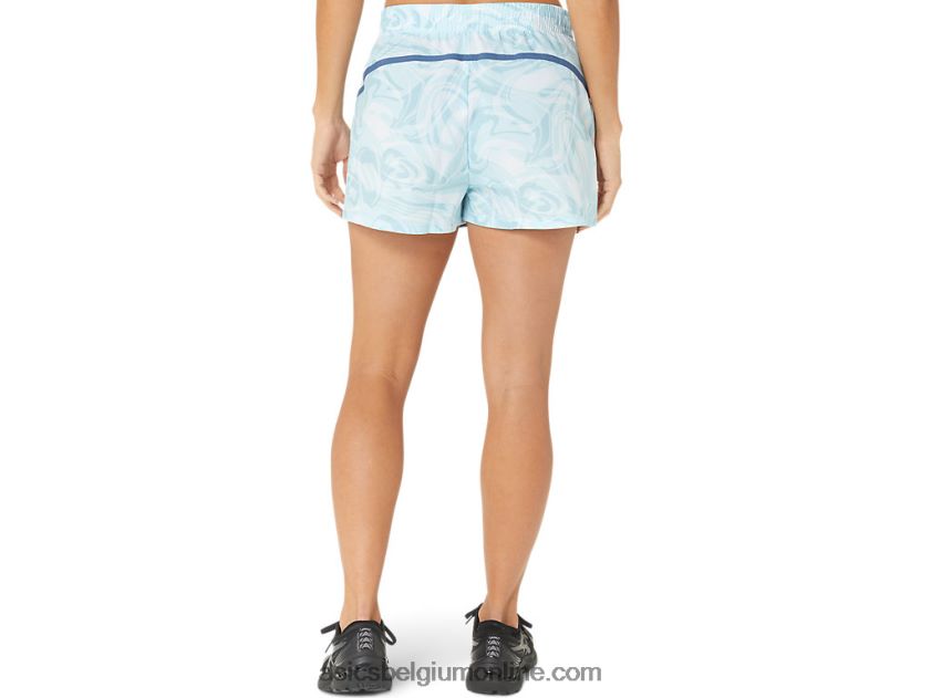 dames 2.5in pr lyte short 2.0 V6HXR22167 sky sumi-druppel Asics