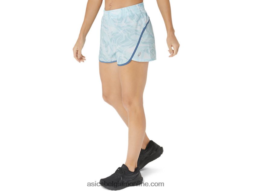 dames 2.5in pr lyte short 2.0 V6HXR22167 sky sumi-druppel Asics