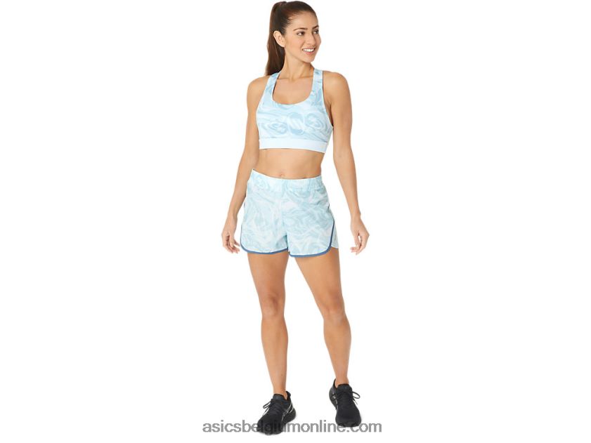 dames 2.5in pr lyte short 2.0 V6HXR22167 sky sumi-druppel Asics
