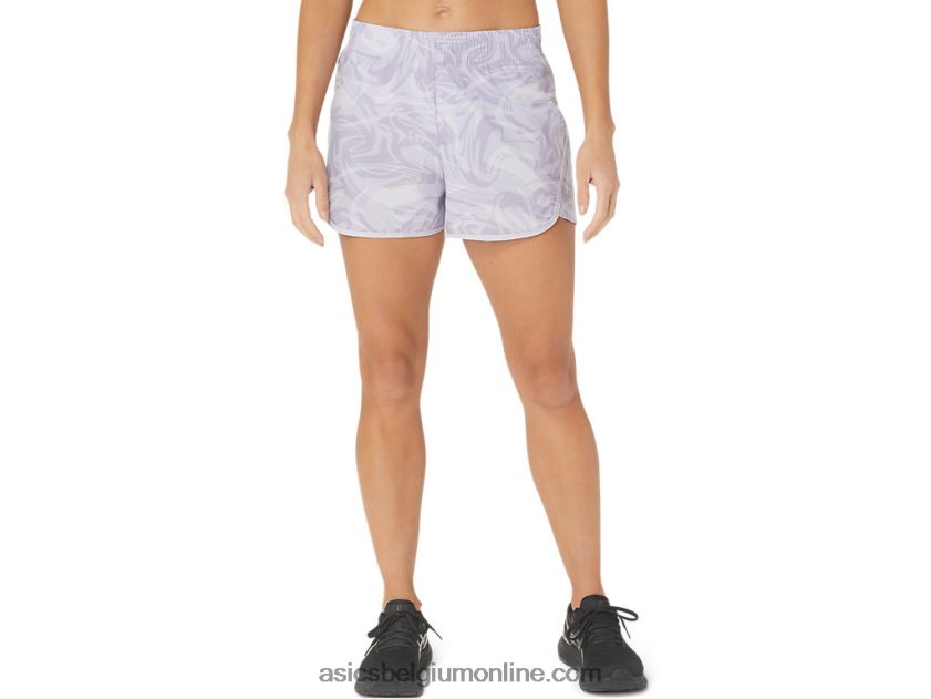 dames 2.5in pr lyte short 2.0 V6HXR22361 schemer violet sumi druppel Asics