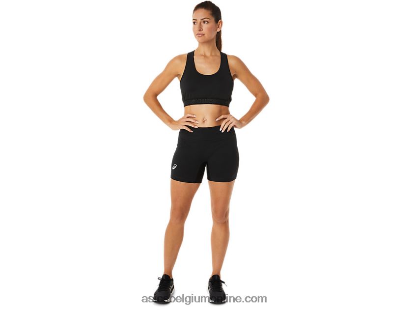 dames circuit 5in compressie short V6HXR22358 prestatie zwart Asics
