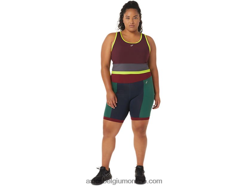 dames de nieuwe sterke hergebruikte motorrijder V6HXR23368 marine/kardinaal/bos Asics