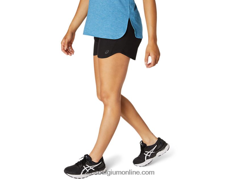 dames lyte speed 4in run short V6HXR24099 prestatie zwart Asics