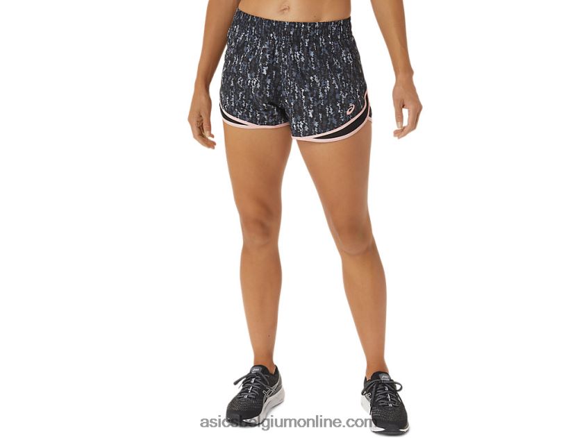 dames pr lyte 2.5in run short V6HXR23024 japan geborsteld performance zwart Asics