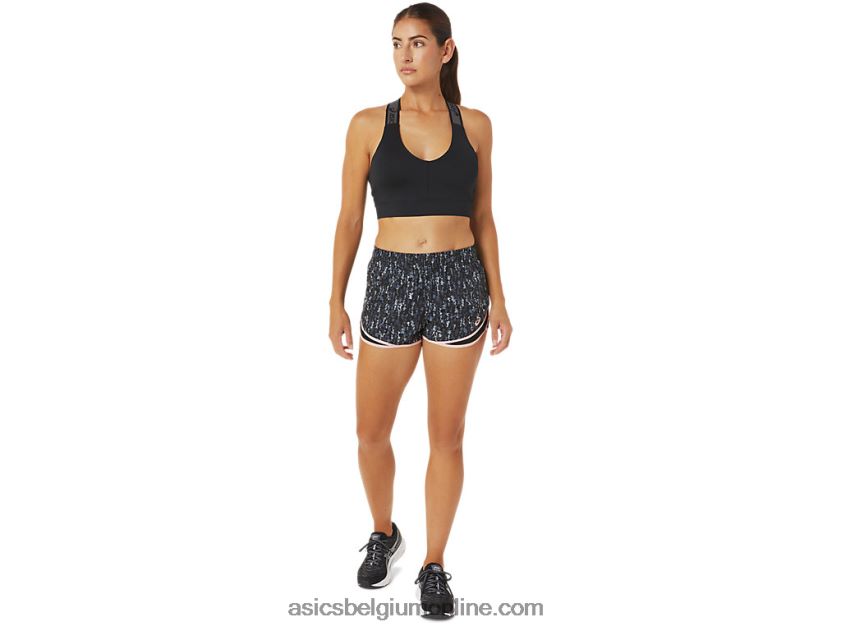 dames pr lyte 2.5in run short V6HXR23024 japan geborsteld performance zwart Asics