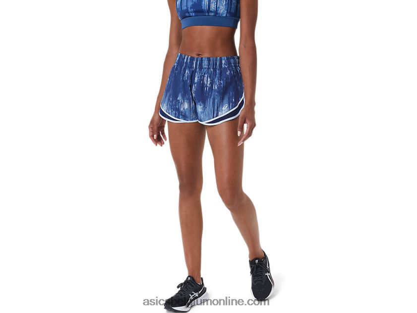 dames pr lyte 2.5in run short V6HXR23053 grote haai stropdas kleurstof Asics