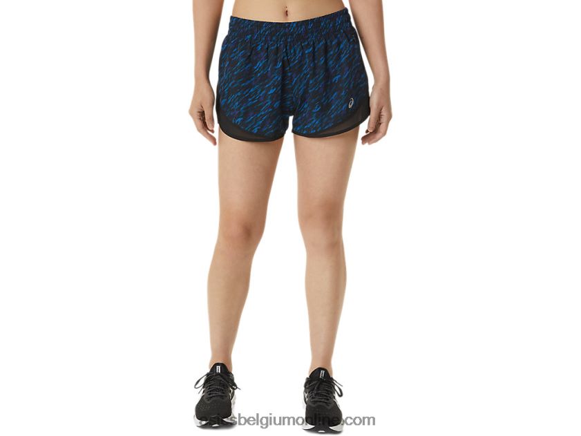 dames pr lyte 2.5in run short V6HXR23303 nachtschaduw/lake drive print Asics