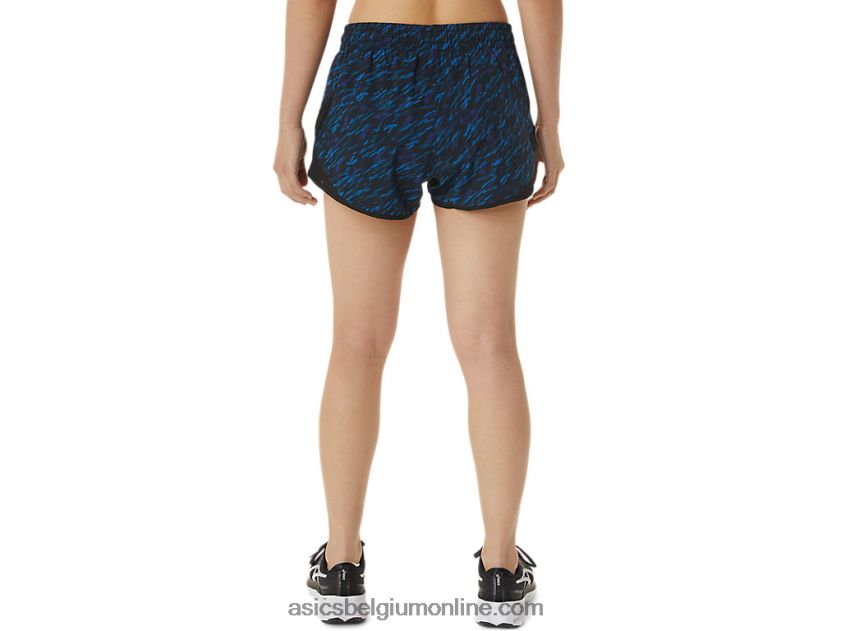 dames pr lyte 2.5in run short V6HXR23303 nachtschaduw/lake drive print Asics