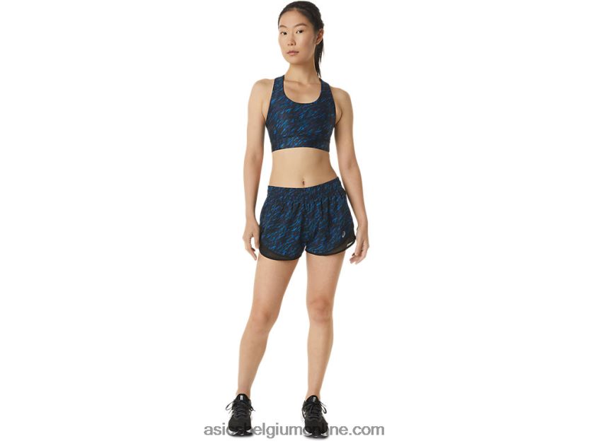dames pr lyte 2.5in run short V6HXR23303 nachtschaduw/lake drive print Asics