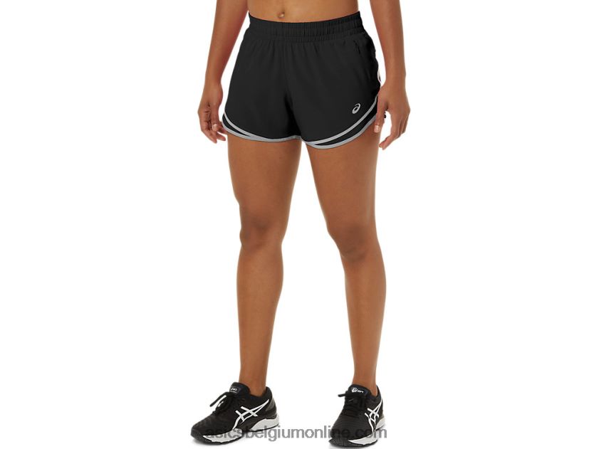 dames pr lyte 2.5in run short V6HXR23725 performance zwart/sheetrock Asics