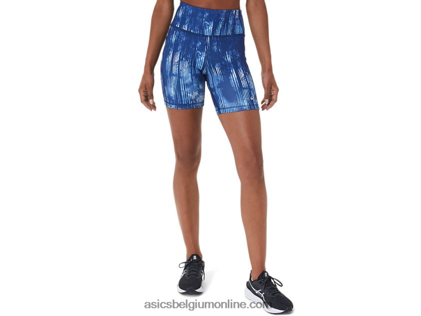 dames pr lyte 5in run short met zakken V6HXR23115 grote haai stropdas kleurstof Asics