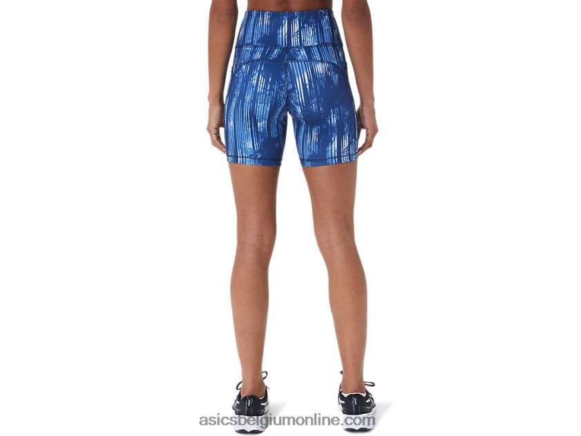 dames pr lyte 5in run short met zakken V6HXR23115 grote haai stropdas kleurstof Asics