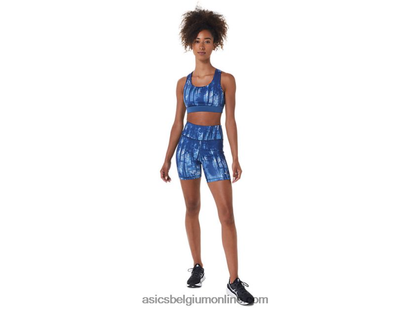 dames pr lyte 5in run short met zakken V6HXR23115 grote haai stropdas kleurstof Asics