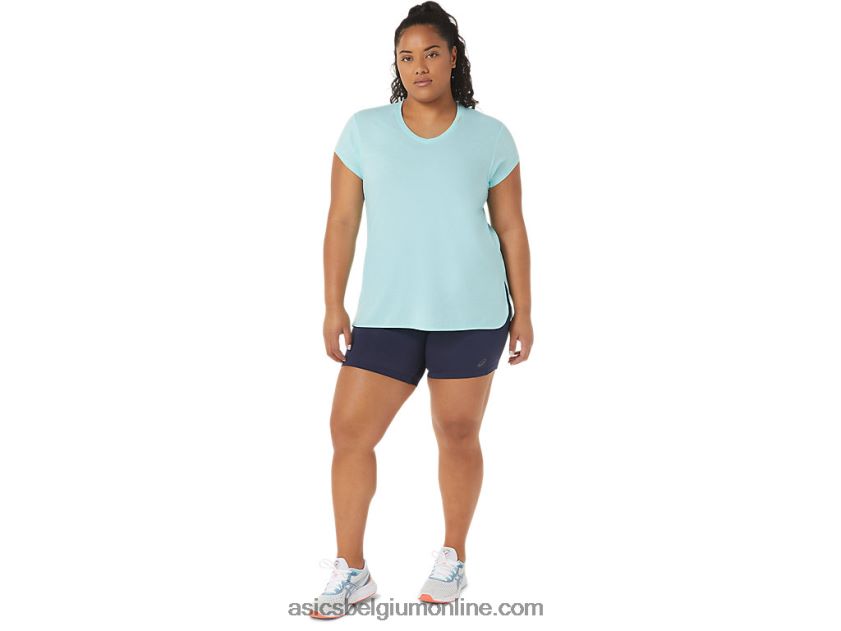 dames pr lyte 5in run short met zakken V6HXR23296 peacoat Asics