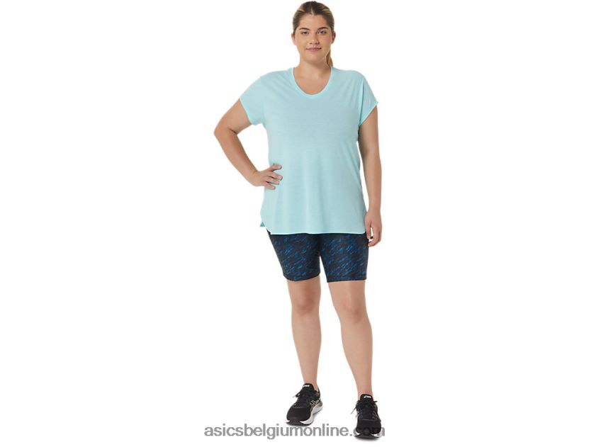 dames pr lyte 5in run short met zakken V6HXR23299 nachtschaduw/lake drive print Asics