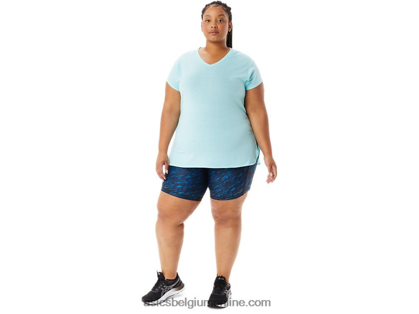 dames pr lyte 5in run short met zakken V6HXR23299 nachtschaduw/lake drive print Asics