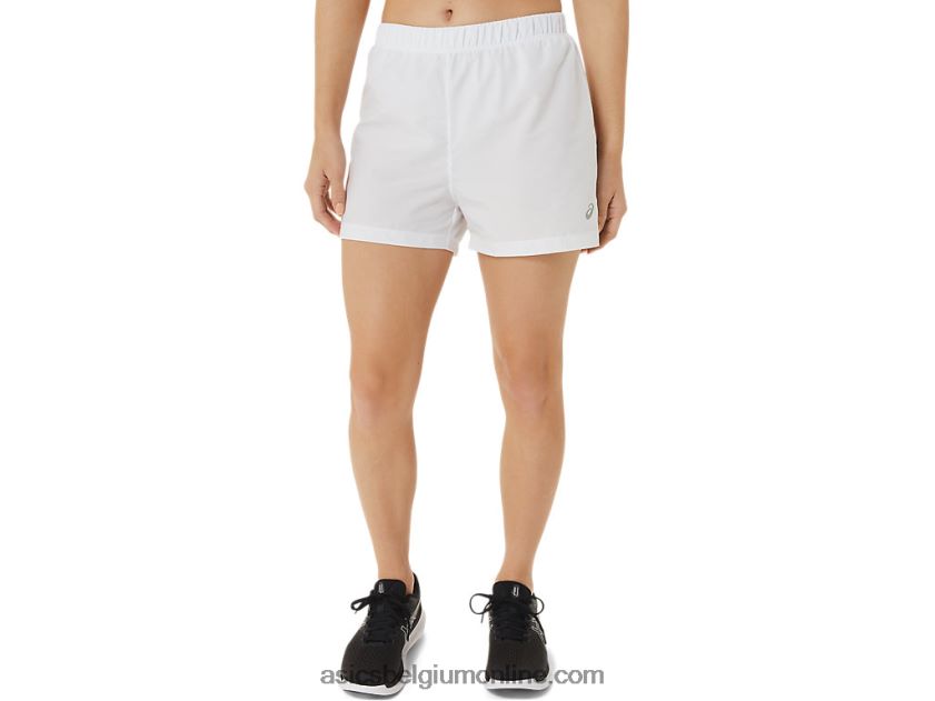 dames ready-set 3in short V6HXR22886 briljant wit Asics
