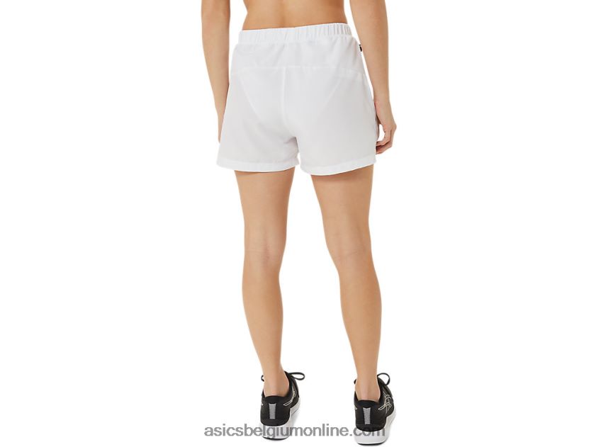 dames ready-set 3in short V6HXR22886 briljant wit Asics
