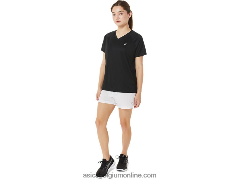 dames ready-set 3in short V6HXR22886 briljant wit Asics