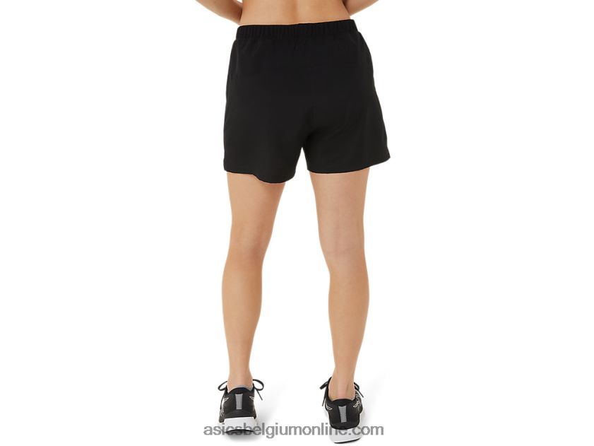 dames ready-set 3in short V6HXR22909 uitvoering zwart/wit Asics