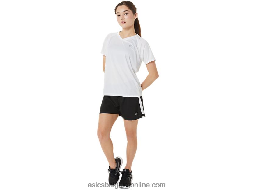 dames ready-set 3in short V6HXR22909 uitvoering zwart/wit Asics