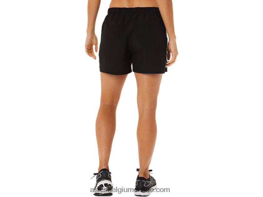 dames ready-set 3in short V6HXR22917 prestatie zwart/helder blauw Asics