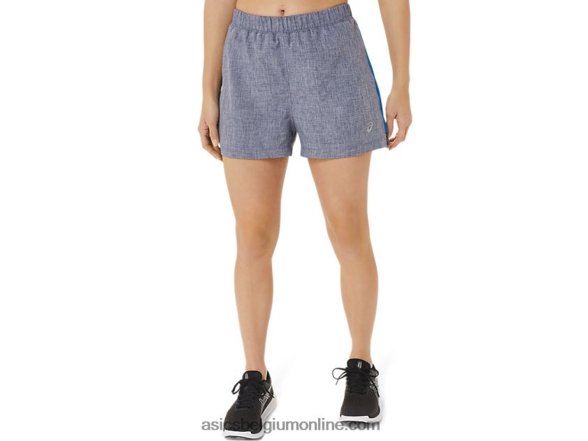 dames ready-set 3in short V6HXR22947 peacoat heide / meer rijden Asics