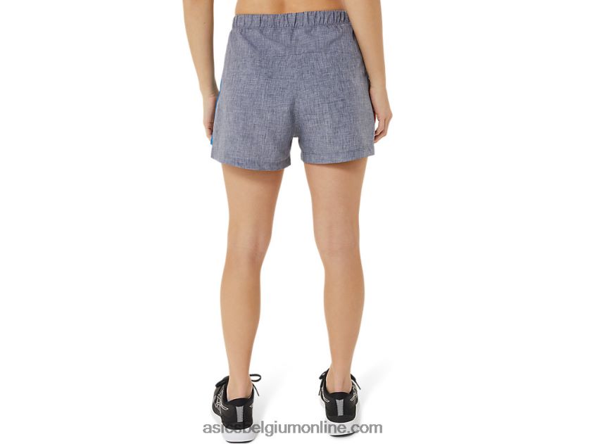 dames ready-set 3in short V6HXR22947 peacoat heide / meer rijden Asics