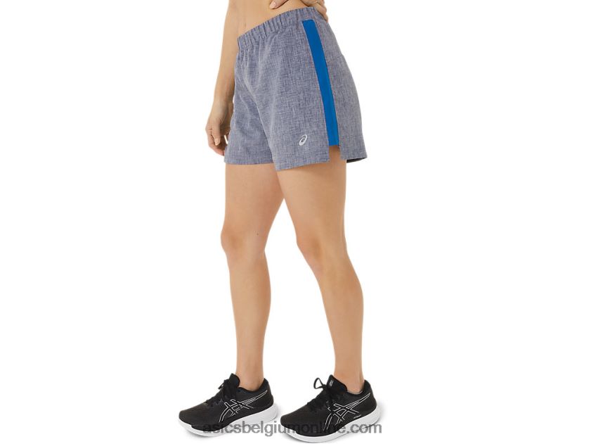 dames ready-set 3in short V6HXR22947 peacoat heide / meer rijden Asics