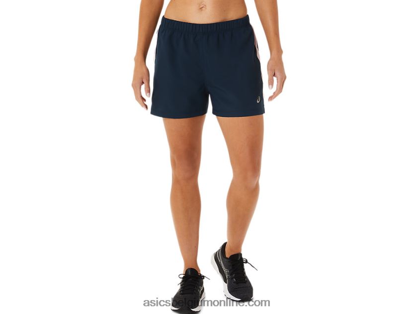 dames ready-set 3in short V6HXR23339 frans blauw/nauwelijks roze Asics
