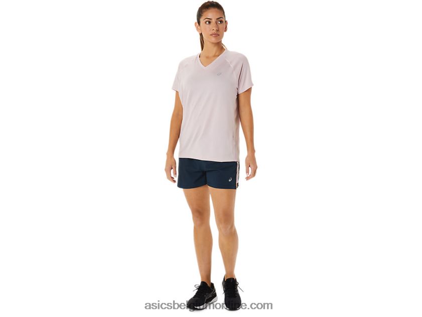 dames ready-set 3in short V6HXR23339 frans blauw/nauwelijks roze Asics