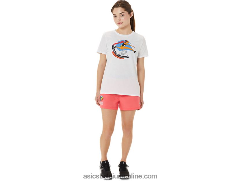 dames ready-set 3in short colour block wc V6HXR23213 multi Asics