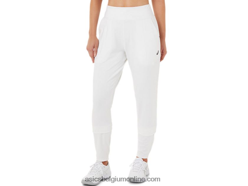 dames tennisbroek V6HXR23275 briljant wit/zwart Asics