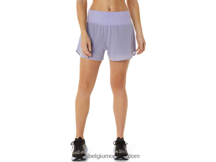 dames ventileren 2-n-1 3.5in kort V6HXR23030 damp/nachtschaduw Asics