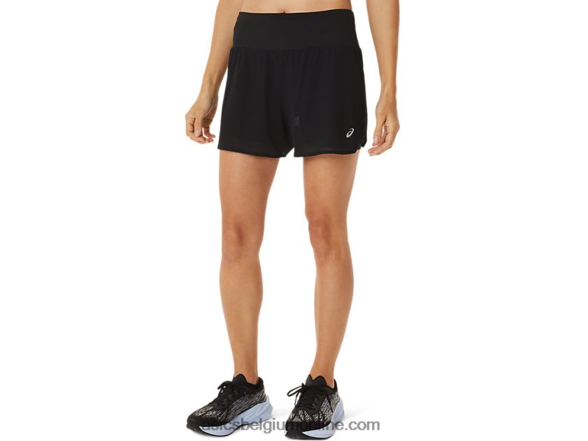 dames ventileren 2-n-1 3.5in kort V6HXR23052 prestatie zwart Asics
